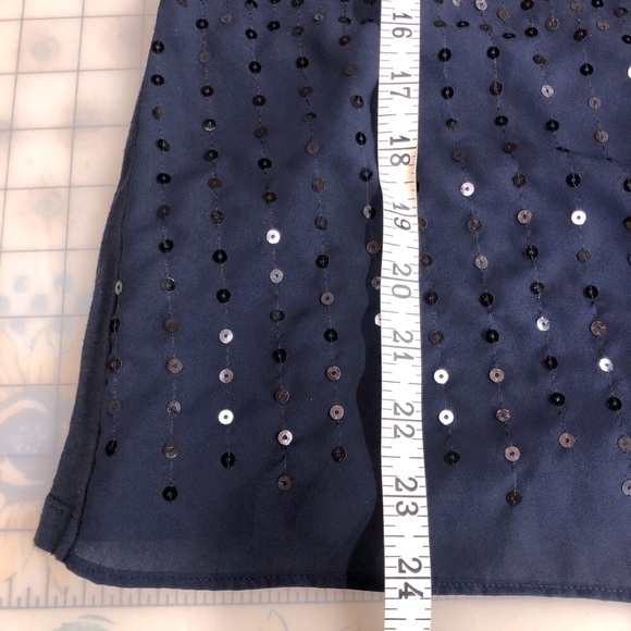 The Limited Navy Sequin Tank Top - Picture 12 of 16